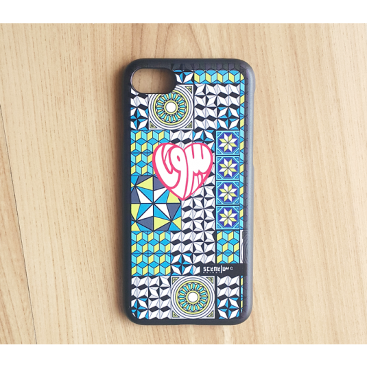 Beirut Heart Colorful tiles Iphone 7 hard case