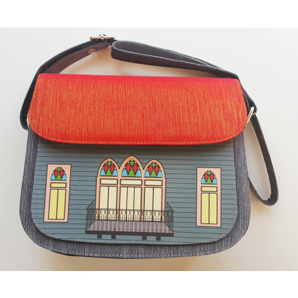 Traditional Lebanese House Crossbody Bag