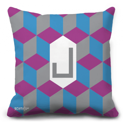 Pillow Monogram "Lam" - "L"  -  "ل" 