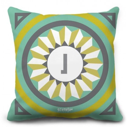 Pillow Monogram "Ra" - "R"  -  "ر" 