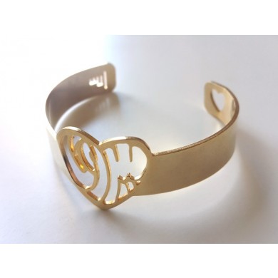 Heart of Beirut Gold Plated Bracelet