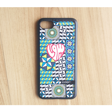 Beirut Heart Colorful tiles Iphone 7 hard case